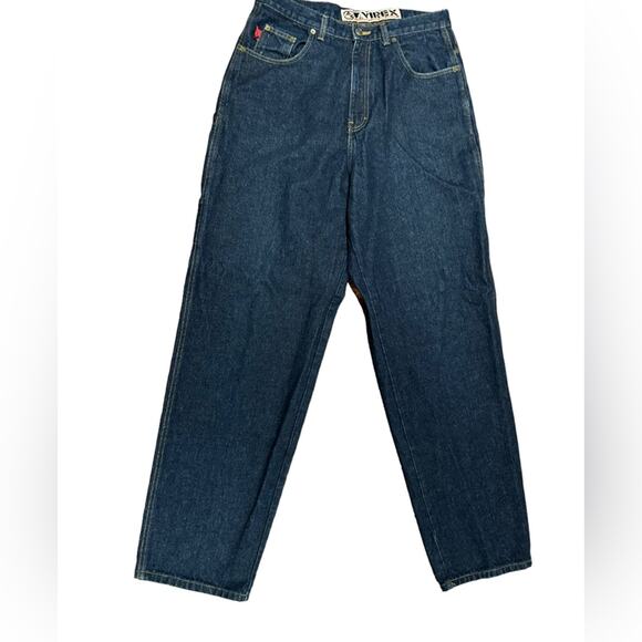 Avirex Mens Size 34 x 34 Carpenter Style Relaxed Fit Cotton Denim Jeans